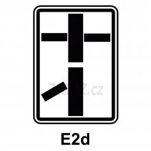 E02d - Tvar dvou křižovatek